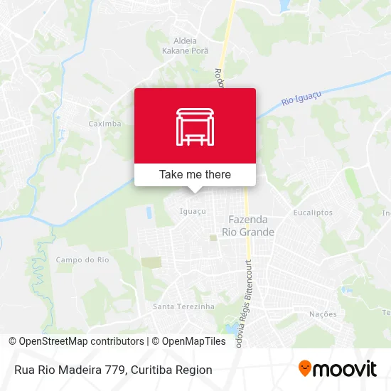Rua Rio Madeira 779 map