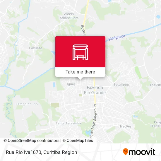 Rua Rio Ivaí 670 map