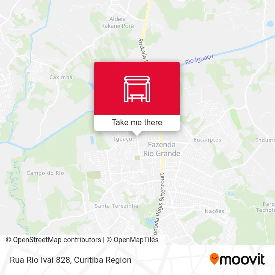Rua Rio Ivaí 828 map