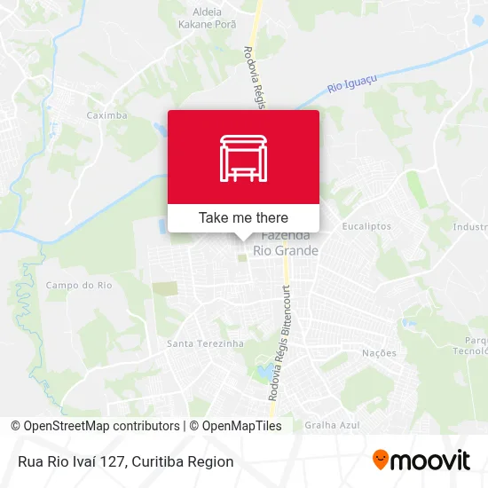 Rua Rio Ivaí 127 map