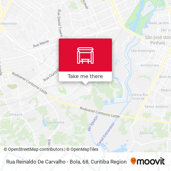 Rua Reinaldo De Carvalho - Bola, 68 map
