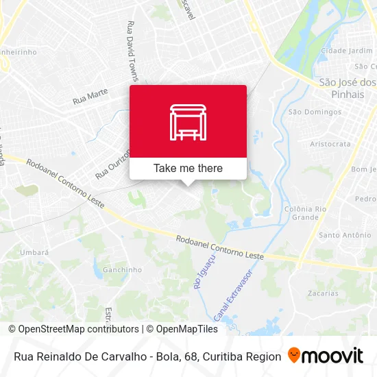 Rua Reinaldo De Carvalho - Bola, 68 map