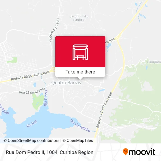 Rua Dom Pedro Ii, 1004 map