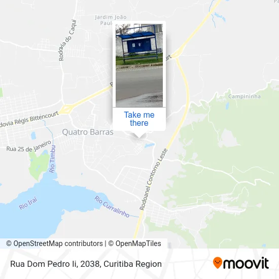 Rua Dom Pedro Ii, 2038 map