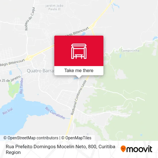 Rua Prefeito Domingos Mocelin Neto, 800 map