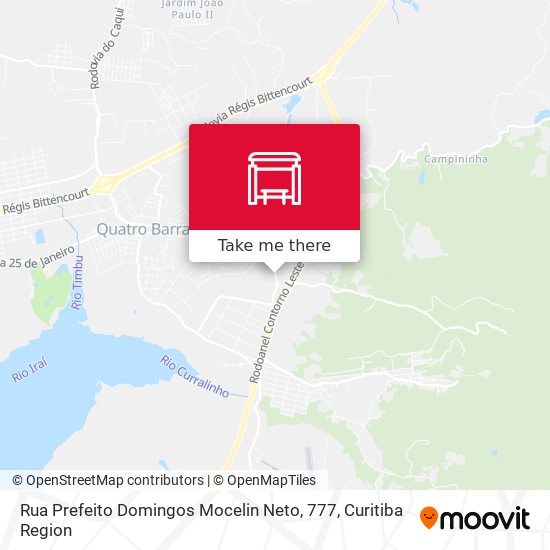 Rua Prefeito Domingos Mocelin Neto, 777 map