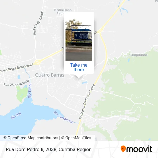 Rua Dom Pedro Ii, 2038 map