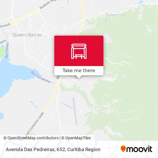 Avenida Das Pedreiras, 652 map