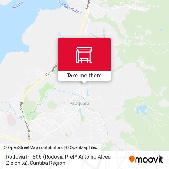 Rodovia Pr 506 (Rodovia Prefº Antonio Alceu Zielonka) map