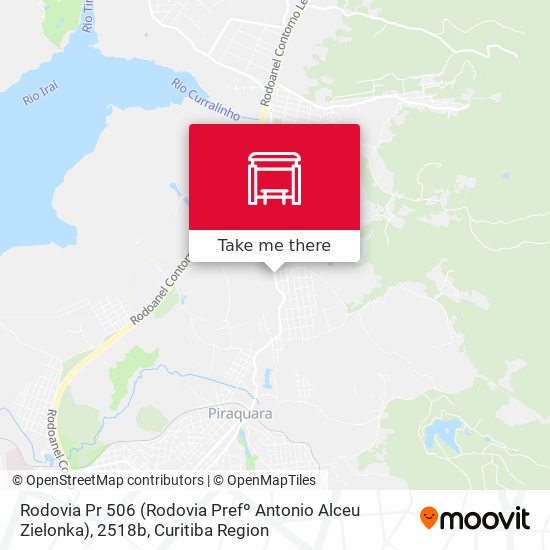 Rodovia Pr 506 (Rodovia Prefº Antonio Alceu Zielonka), 2518b map