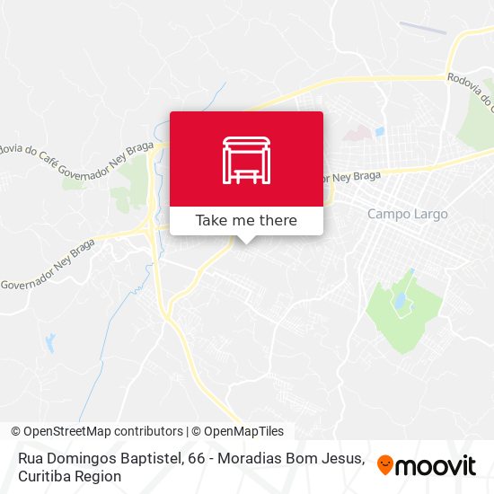 Rua Domingos Baptistel, 66 - Moradias Bom Jesus map