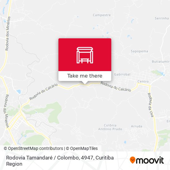 Rodovia Tamandaré / Colombo, 4947 map