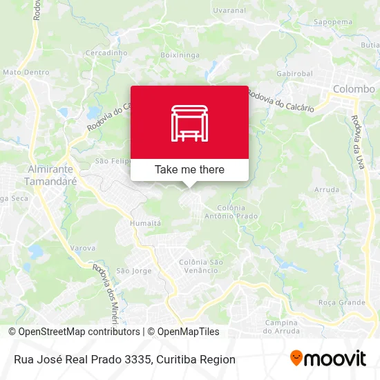 Rua José Real Prado 3335 map
