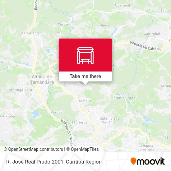 R. José Real Prado 2001 map