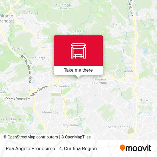 Rua Ângelo Prodócimo 14 map