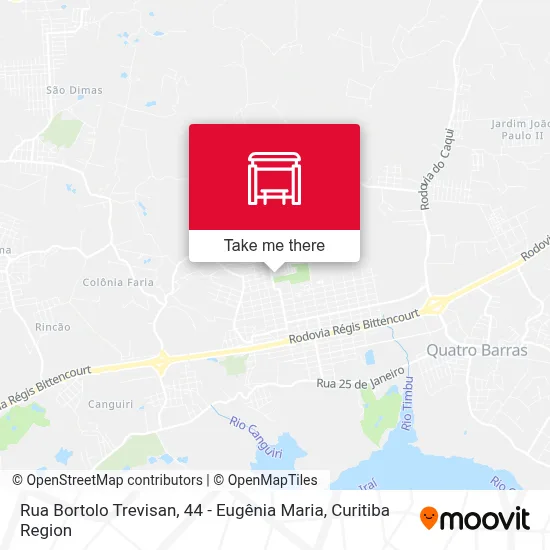 Rua Bortolo Trevisan, 44 - Eugênia Maria map