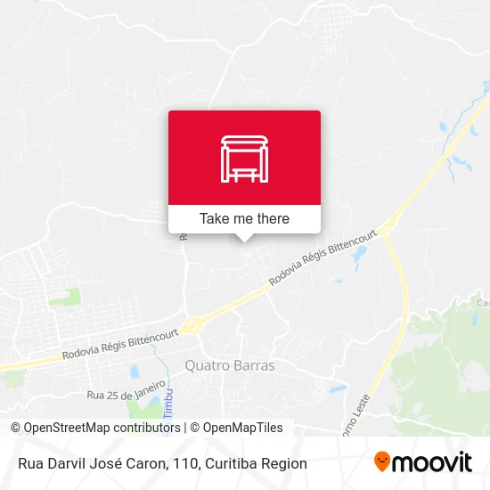 Rua Darvil José Caron, 110 map