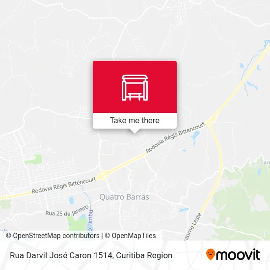 Rua Darvil José Caron 1514 map