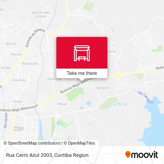 Rua Cerro Azul 2003 map