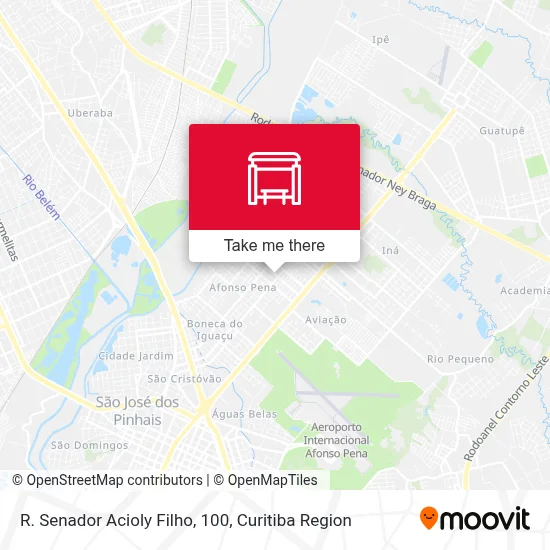 R. Senador Acioly Filho, 100 map