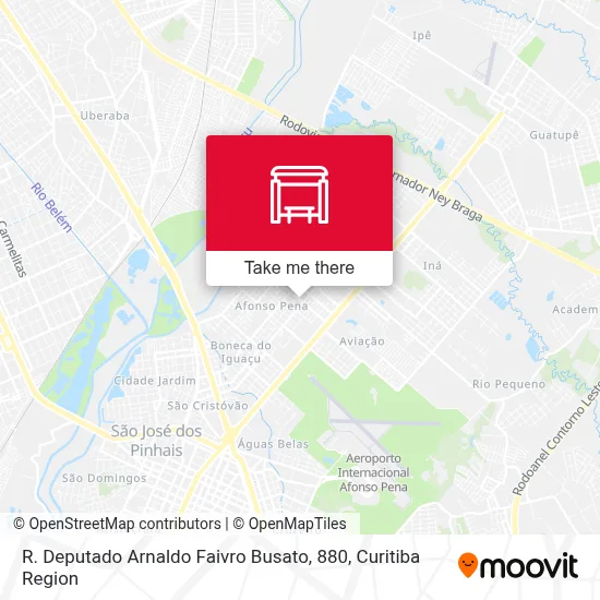 R. Deputado Arnaldo Faivro Busato, 880 map