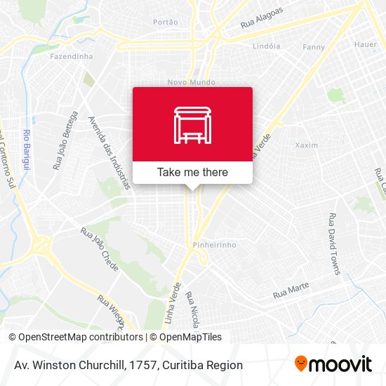 Mapa Av. Winston Churchill, 1757