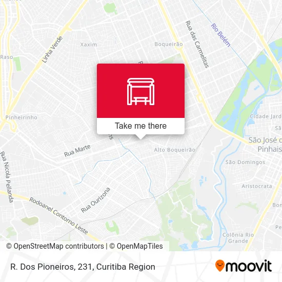 R. Dos Pioneiros, 231 map