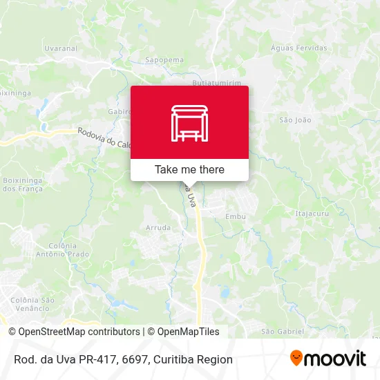 Rod. da Uva PR-417, 6697 map