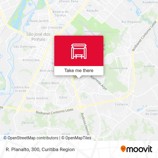 R. Planalto, 300 map