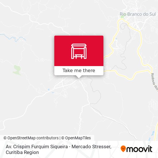 Av. Crispim Furquim Siqueira - Mercado Stresser map