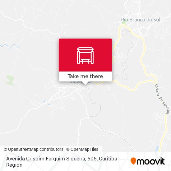Avenida Crispim Furquim Siqueira, 505 map