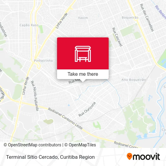 Terminal Sítio Cercado map