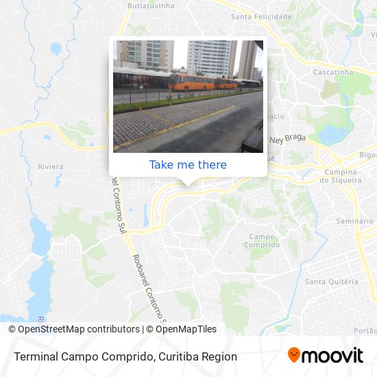 Terminal Campo Comprido map