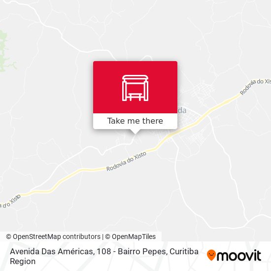 Mapa Avenida Das Américas, 108 - Bairro Pepes
