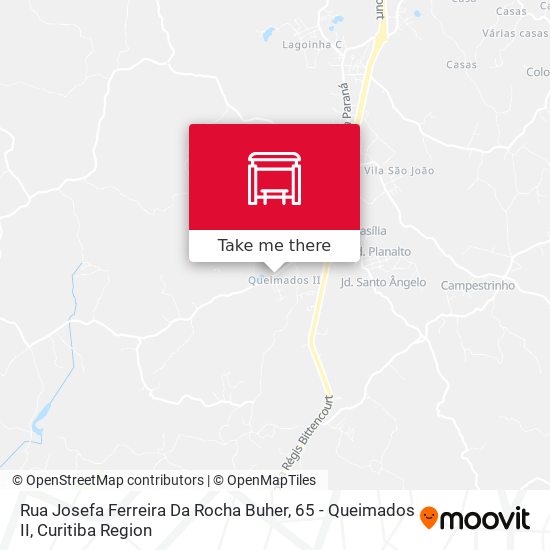 Mapa Rua Josefa Ferreira Da Rocha Buher, 65 - Queimados II