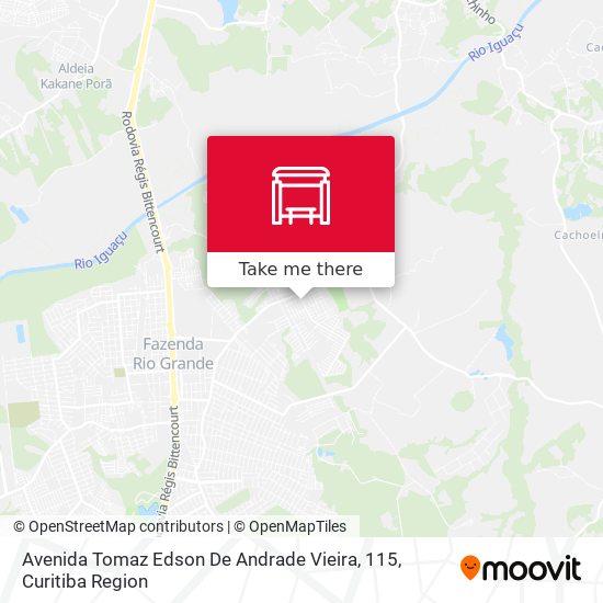 Avenida Tomaz Edson De Andrade Vieira, 115 map