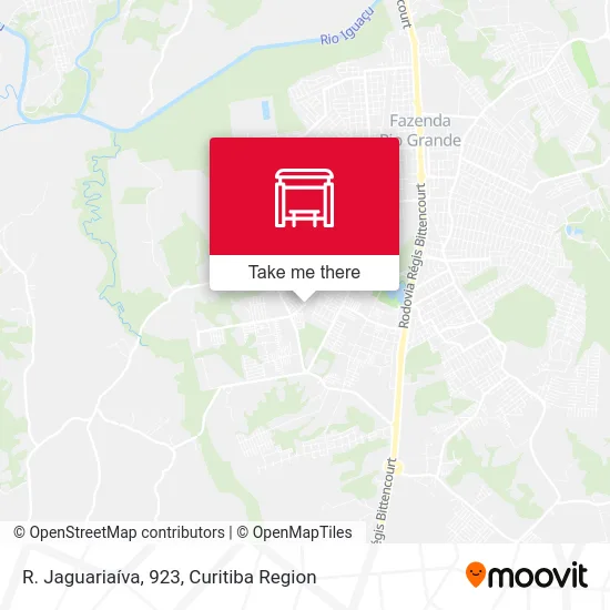 R. Jaguariaíva, 923 map