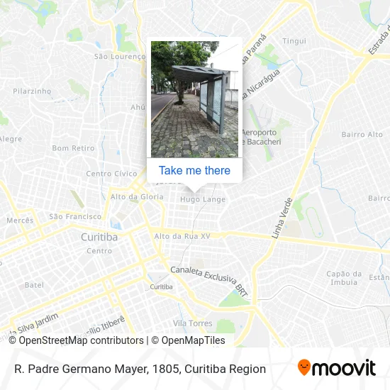 R. Padre Germano Mayer, 1805 map