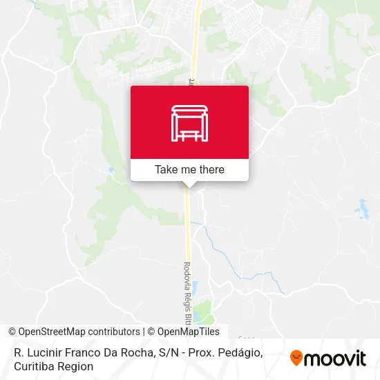 R. Lucinir Franco Da Rocha, S / N - Prox. Pedágio map