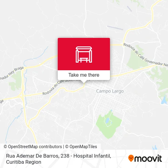 Rua Ademar De Barros, 238 - Hospital Infantil map