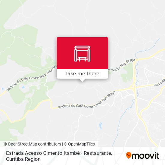 Estrada Acesso Cimento Itambé  - Restaurante map