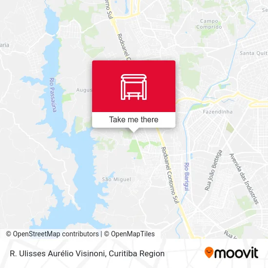 R. Ulisses Aurélio Visinoni map