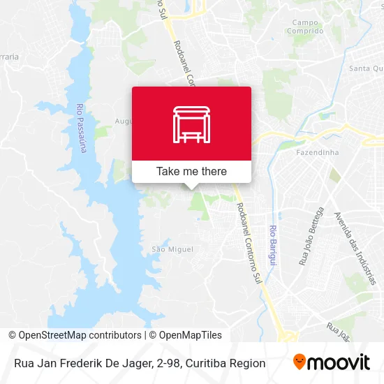 Rua Jan Frederik De Jager, 2-98 map