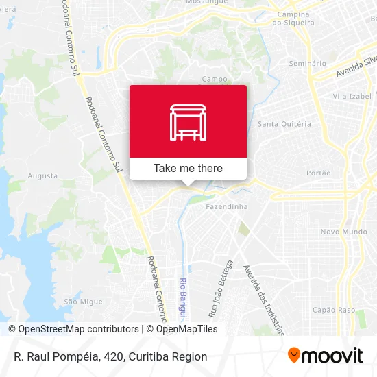 R. Raul Pompéia, 420 map