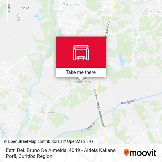 Estr. Del. Bruno De Almeida, 4049 - Aldeia Kakane Porã map