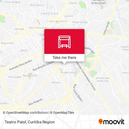 Teatro Paiol map