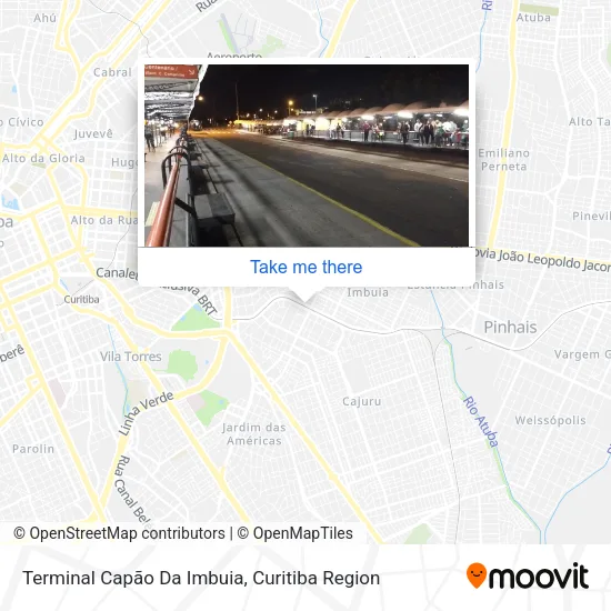 Terminal Capão Da Imbuia map