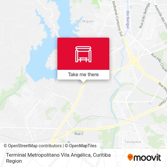 Terminal Metropolitano Vila Angélica map