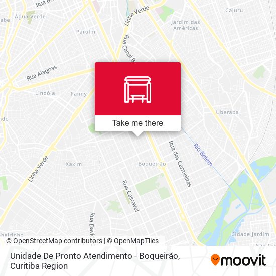 Unidade De Pronto Atendimento - Boqueirão map