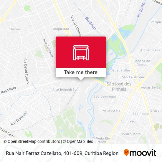 Rua Nair Ferraz Cazellato, 401-609 map